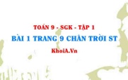 Bài 1 trang 9 Toán 9 Chân trời sáng tạo Tập 1